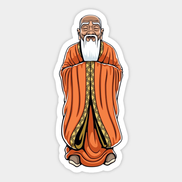 Wise Man Sticker by Malchev